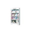 Wooden Floor-Standing Magazine and Newspaper Rack: Office Display and Storage for Books and Promotional Materials.