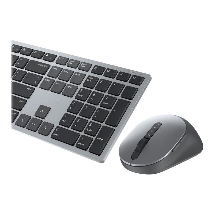 Clavier et souris sans fil - DELL - KM7321W - RF Wireless + Bluetooth - QWERTY Espagnol - Gris