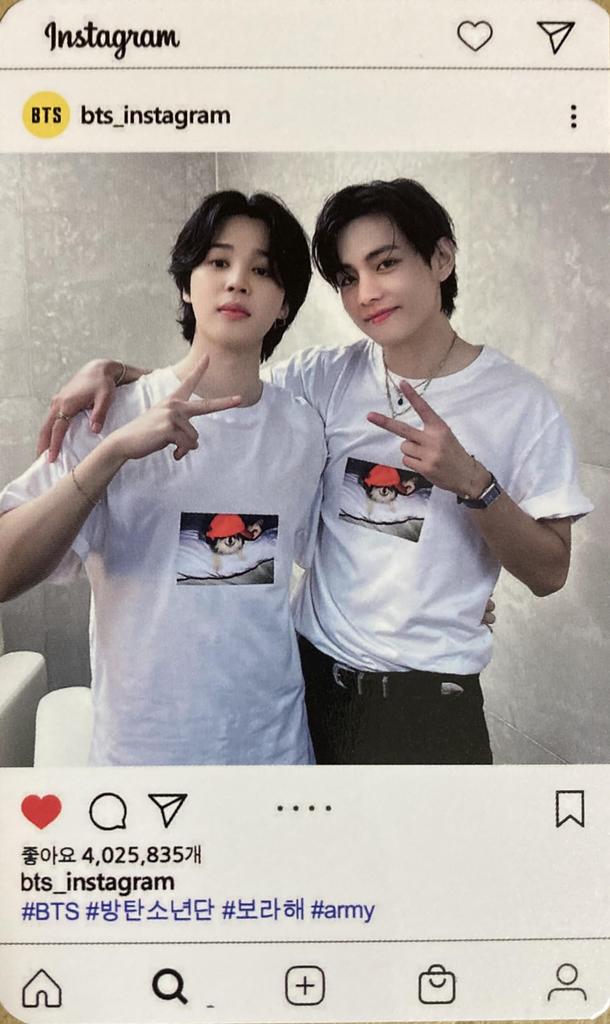 BTS Photo Card Set 60 (Instagram Cards 30 + Photo Cards 30), Purple Box