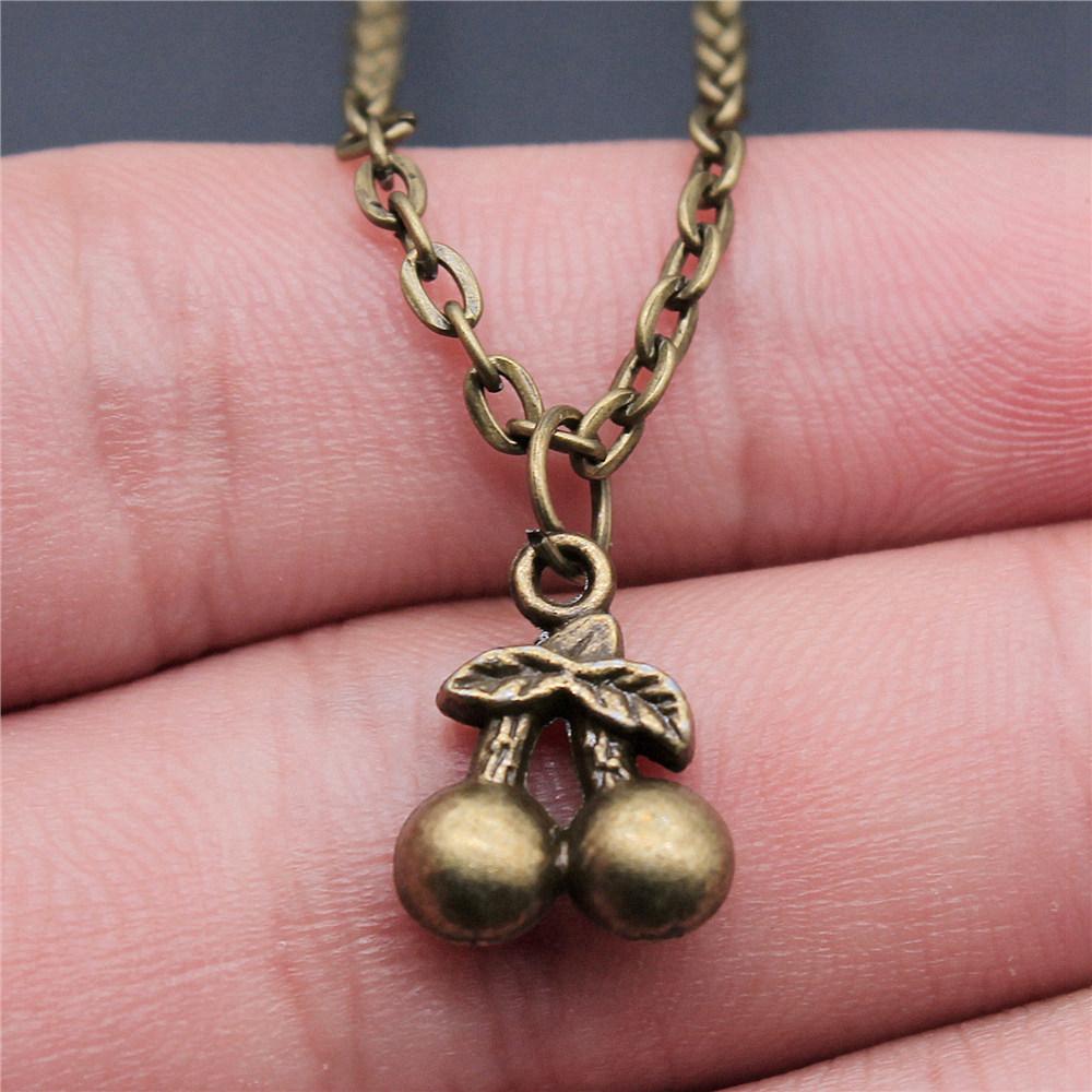 Necklace On The Neck 43cm Chain Clover Mushroom Leaf Kids' Jewelry Materials QN016