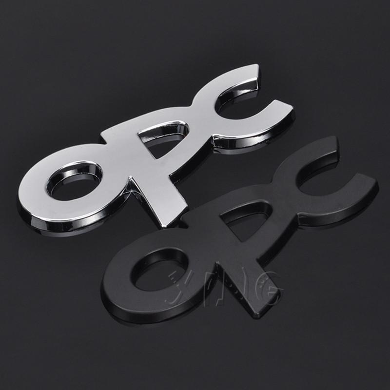 Metal Car Sticker Auto Badge Emblem Decal For Opel OPC Logo Astra H G J K F Zafira a B Corsa B C D Mokkav Insignia Car Styling LE4