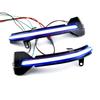 2pcs LED Dynamic Turn Signal Blinker Side Rear-View Mirror Indicator Light For BMW 5 6 7 Series F10 F11 F07 F06 F12 F13 F01 F02