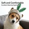 Pet Supplies Funny Pet Garlic Hat Decorative Cosplay Style Pet Headwear Ear-Exposed Pet Decoration Hat Cat & Dog Use