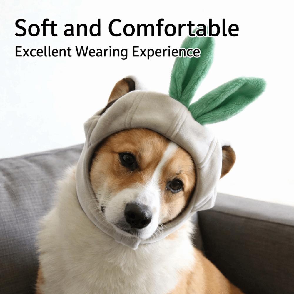 Pet Supplies Funny Pet Garlic Hat Decorative Cosplay Style Pet Headwear Ear-Exposed Pet Decoration Hat Cat & Dog Use