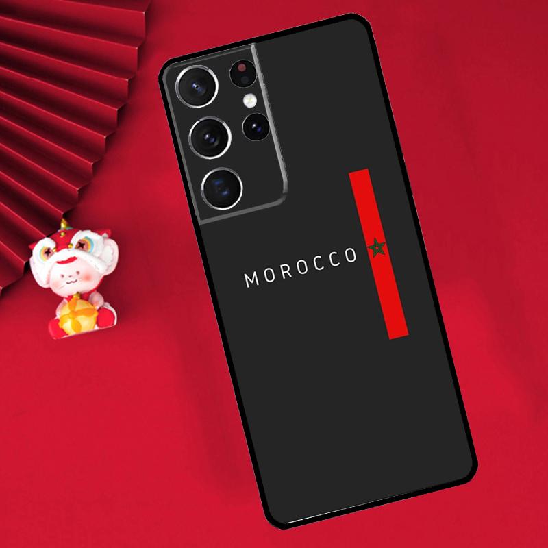Maroc Morocco Flag Case For Samsung Galaxy S24 Ultra S21 S22 S20 S23 S25 Ultra Plus S9 S10 S25 FE Cover Funda
