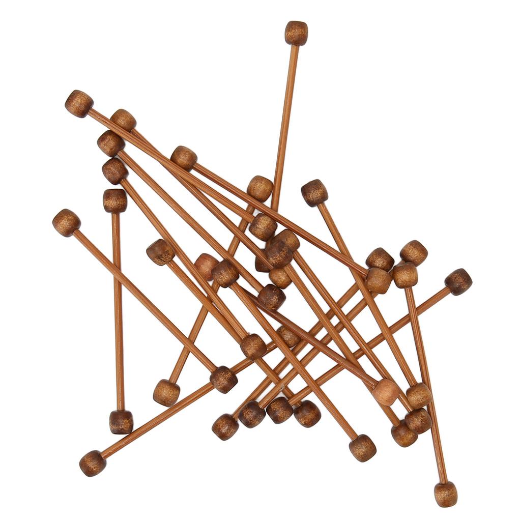 20pcs Mini Wood Tapestry Hanging Rods DIY Handcraft Polished Mini Tapestry Pole Wooden Sticks for