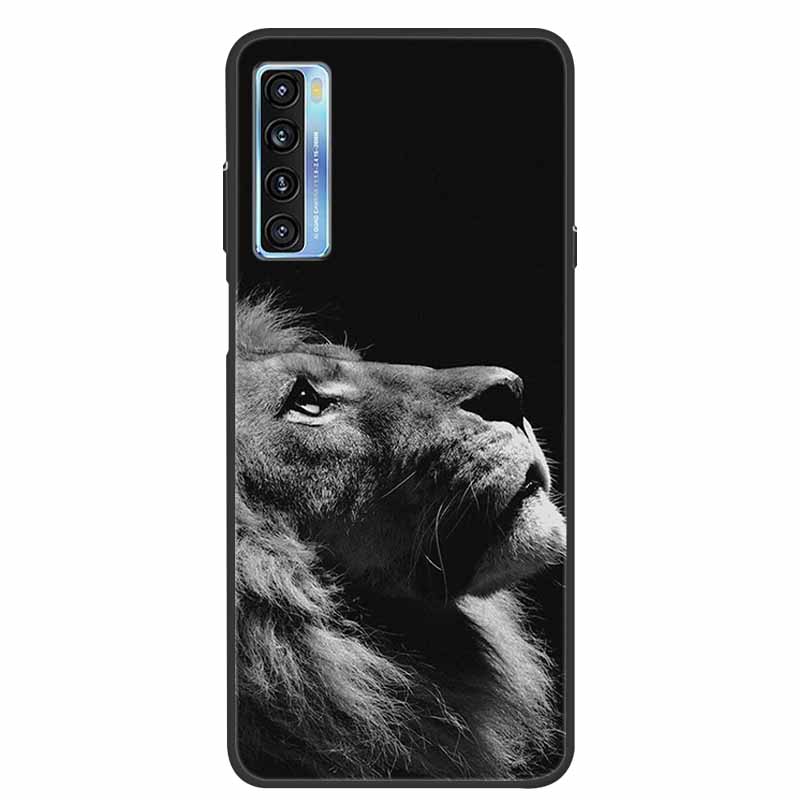 For TCL 20L Case Cute Painted Soft Silicone Back Cover for TCL 20L+ Plus T775H Phone Cases TPU Bumper For TCL 20S 20 L T774H