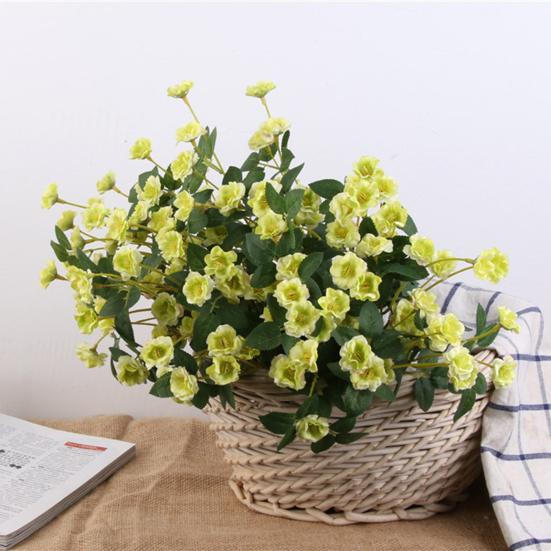 1 Bunch Artificial Flower Realistic Looking Decorative Eco-friendly Romantic Artificial Bouquet DIY Wedding Table Floral Decoration