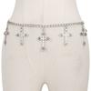 Elegant Crosses Pendant Waist Chain Jewelry Fashionable Women Body Chain Women's Accessories