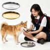 Disque Métallique Épais pour Animal Domestique Petit Chien et Bassine d'Alimentation Gamelle pour Chien Gamelle Fournitures pour Animaux