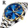 Hot-Selling Men's Quartz Waterproof Luminous Steel Band Wristwatch