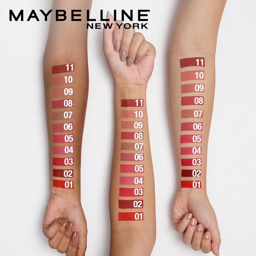 Maybelline New York Sensational Liquid Matte Lipstick 7ml Soft Wine Intense Full Coverage Non-Sticky Formula