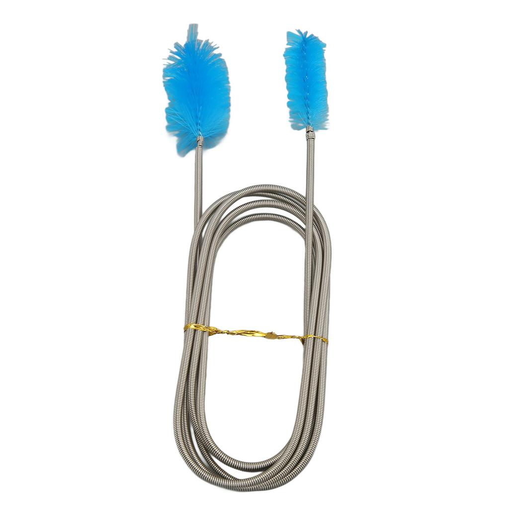 Aquarium Filter Hose Brush Bendable Flexible Double Ended Pipe Cleaner Brush for Fish Tanks Pumps Pipes Blue