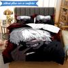 Tokyo anime Artwork 3pcs K-pop music group Bedding set,Ideal for Bedroom, Dormitory,Including Duvet Cover And 2pcs Pillowcases,Fan gifts