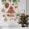 Creative Christmas House Wall Stickers Home Holiday Decorations Christmas Series Self-adhesive Wall Stickers Christmas Stickers