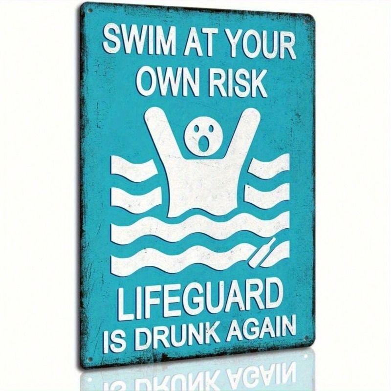 Retro Metal Tin Sign Wall Art Decor for Living Room Garage Man Cave