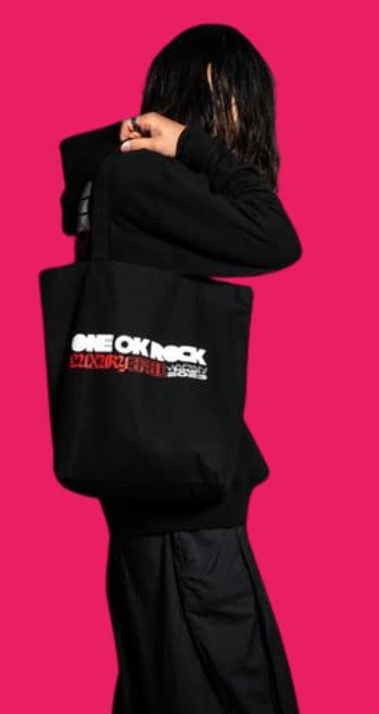ONE OK ROCK LUXURY DISEASE JAPAN TOUR 2023 DOME Canvas Tote Bag/BLACK