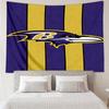 football Ravens Logo Quick-Dry Tapestry Hanging for Bedroom,Livingroom, Playroom,Decor Art Room Wall Tapestry Holiday and Birthday Gifts