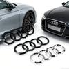 Per A5 B7 Q7 A3 A4 B8 A6 TT R8 A8 A7 Q5 Q3 C7 S3 A1 B5 ABS Emblema 4 Anelli Logo Auto Griglia Anteriore Paraurti Posteriore Cofano Posteriore Auto Emblema ABS
