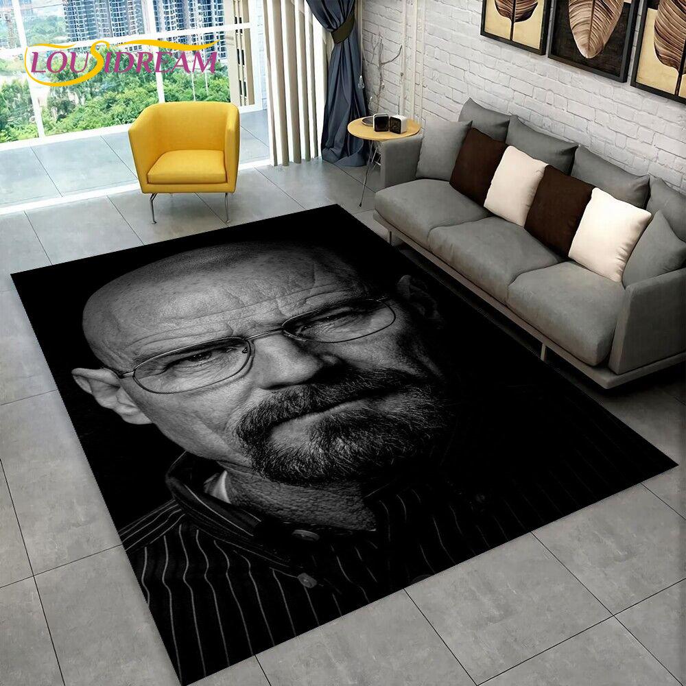 Breaking Bad Walter Hartwell Area Rug,Carpet Rug for Home Living Room Bedroom Sofa Doormat Decor,kids Play Non-slip Floor Mat 3D