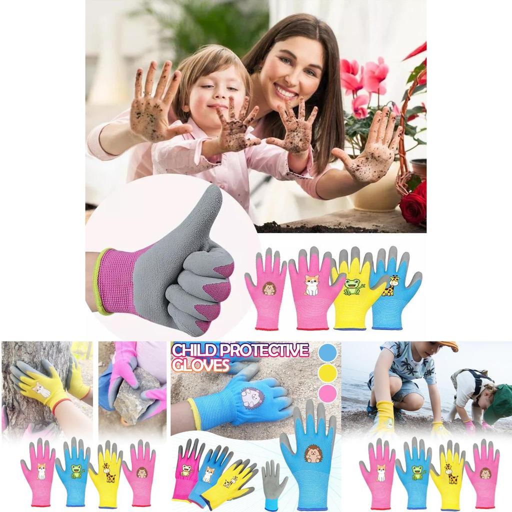 Schutzhandschuhe für Kinder zum Gärtnern Sichere und bequeme Handschuhe für Kinder