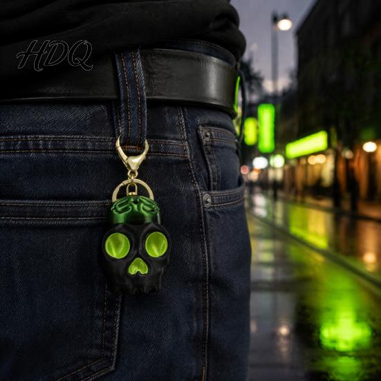 Backpack Accessory for Teens Halloween Fidget Clickers, Cute Mini Black Cat Pumpkin Skeleton Keychain, Compact Tool Home 3D Printed Clicker