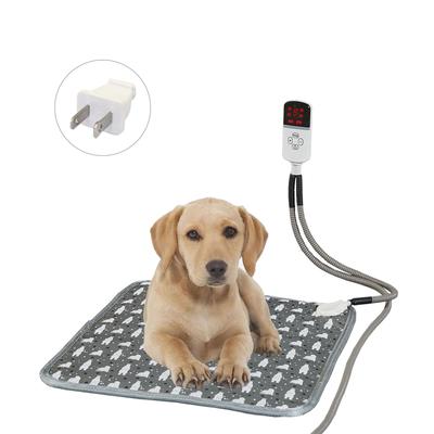 Pătură Electrică pentru Animale de Companie Rezistentă la Apă Reglare Temperatură în 9 Moduri Pad Încălzire pentru Animale de Companie Rezistent la Mestecat