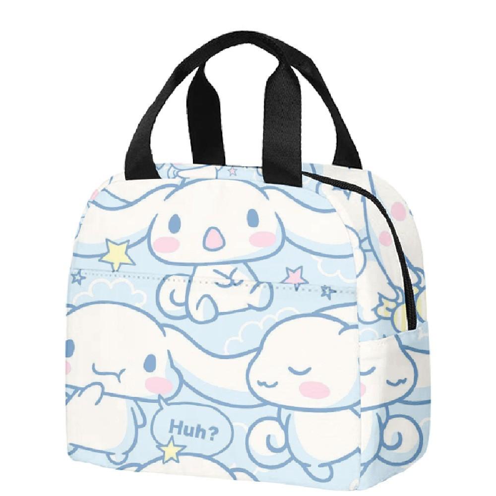 Handheld Meal Bag Cute Cartoon Cinnamoroll Big-Eared Dog Yugui Dog Thermal Insulation Lunch Box Bag Meal Bag