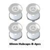 For Benz Car Logo Wheel Center Hub Cap Badge Emblem Sticker Accessories Exclusive AMG SPRINTER V CLASS VIANO W124 W203 W204 GXU0