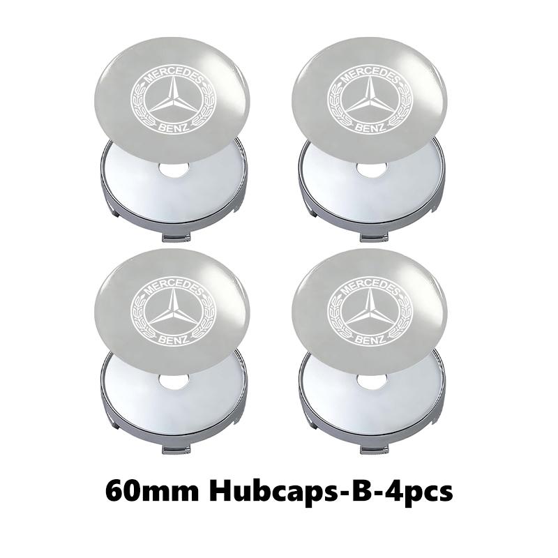 For Benz Car Logo Wheel Center Hub Cap Badge Emblem Sticker Accessories Exclusive AMG SPRINTER V CLASS VIANO W124 W203 W204 GXU0