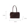 Solid Color Underarm Bag Trendy Satchel Bag Faux Suede Handbags Women Elegant Shoulder Bags Casual Totes Bag