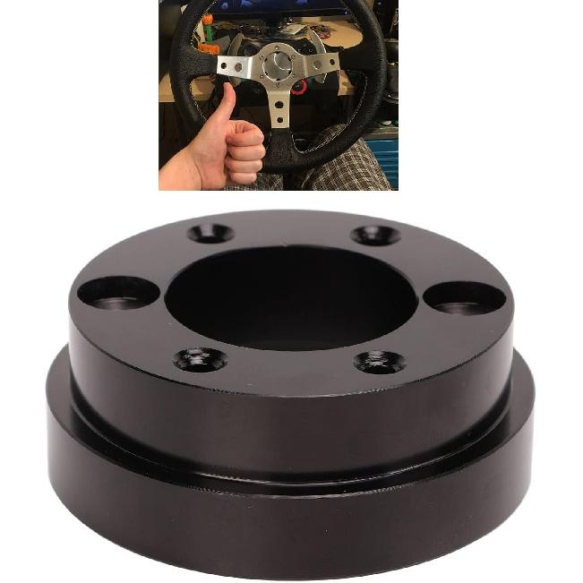 70mm Steering Wheel Adapter Plate Aluminium Alloy Car Steering Wheel Adapter Plate Universal Fit for Logitech G29 G920 13 14in Steering Wheels