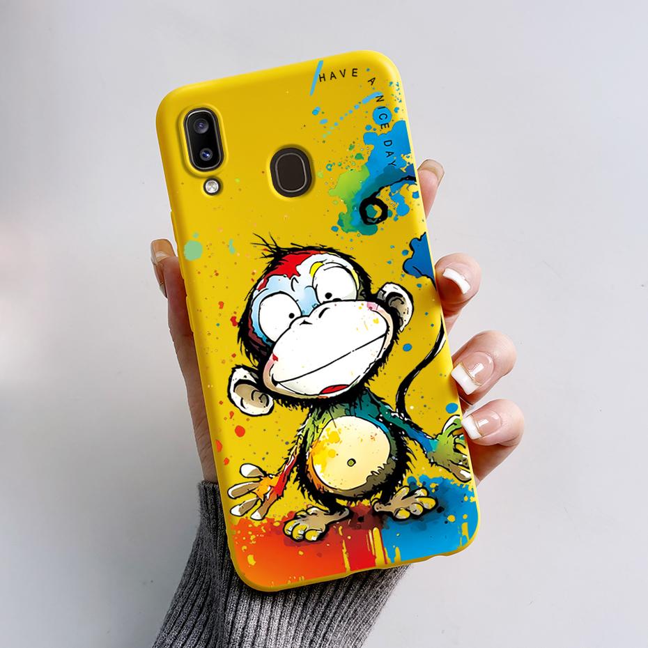 Case For Samsung Galaxy A20 A20e A20s Case Stylish Painted Soft TPU Phone Case For Samsung A20 A 20 20s 20e A205 A202 A207 Cover