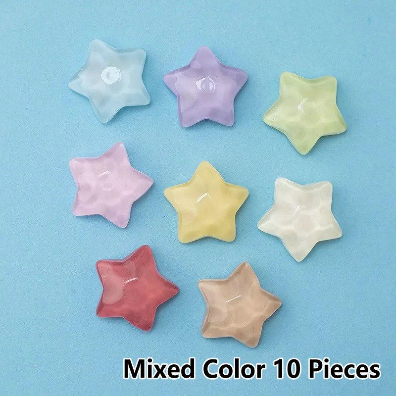10pcs Mixed Colors Water Ripple Star Heart Shaped Fridge Magnet Home Decor Po Message Note Holder Refrigerator Magnets