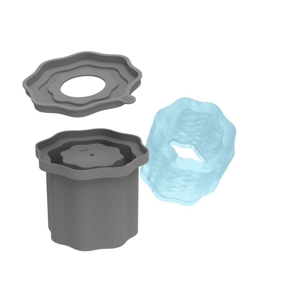 Silicone Silicone Ice Molds with Lid Ice Cube Maker Mold for Stanley Cup 20-40oz