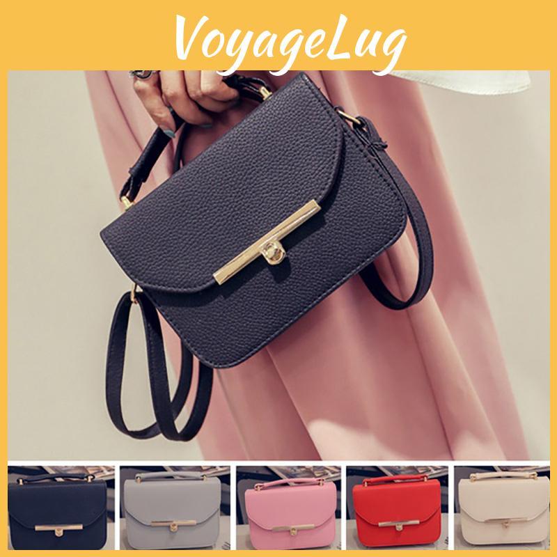 Elegant Pure Color Fashion Women Shoulder Bag Ideal For Shopping Casual And Travel