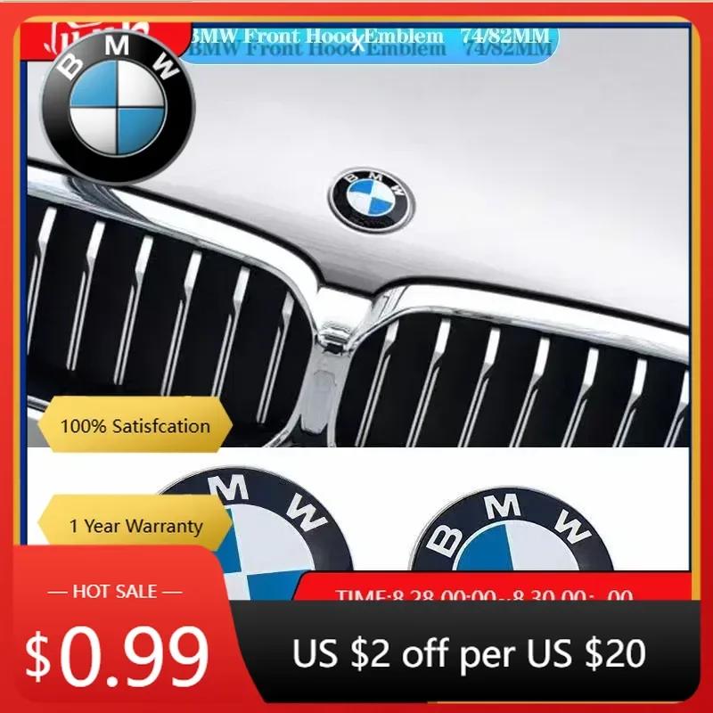Interior Mouldings 2025 Hot For BMW 1Pcs 74/82mm Auto Car Styling Emblem Badge Front Rear Trunk Logo Sticker For BMW E46 E39 E38
