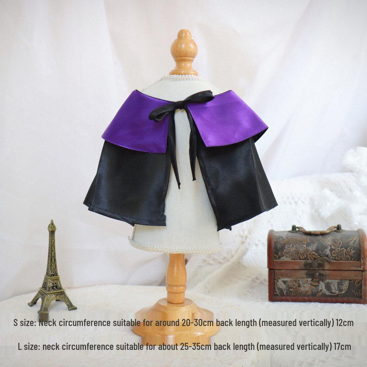 

Набор костюма волшебника на Хэллоуин для питомца: Шляпа и плащ для кошек и собак S [Neck 20-28cm]