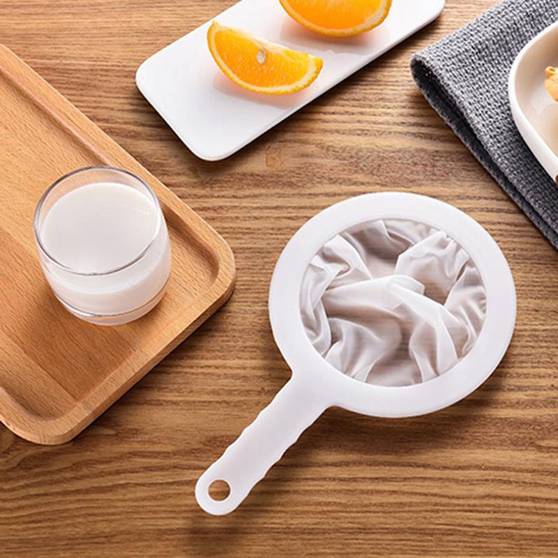 Sită reutilizabilă din nailon ultrafină cu ochiuri de filtru, lingură, 100 200 400