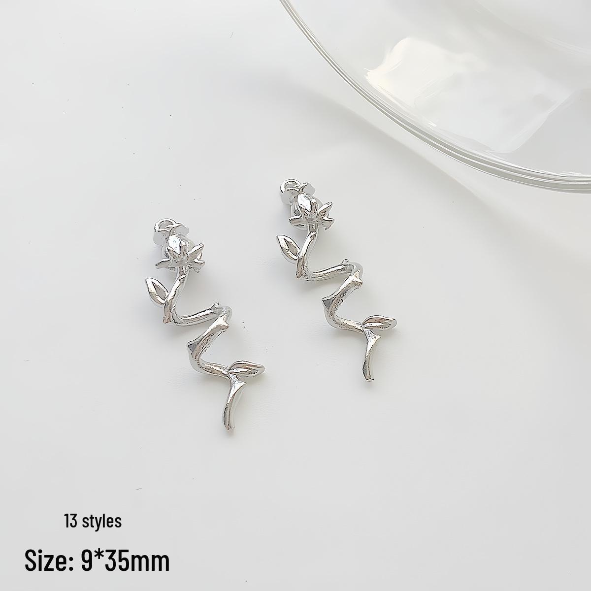 

Белый Лунный Свет Бабочка Сердце Роза Бусы Ожерелье и Браслет Набор для DIY