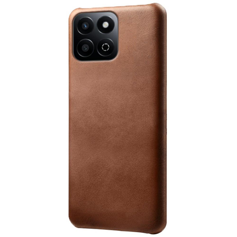 For Honor Play 60 Plus 5G Case Calf Texture PU Leather Hard PC Protective Phone Cover