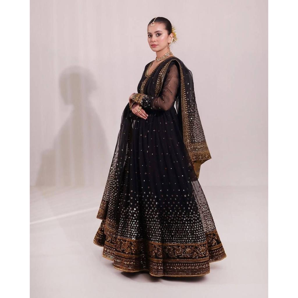 Look de Fiesta Ropa de Fiesta Traje Anarkali Traje Salwar Kameez Indio Pakistaní Vestido