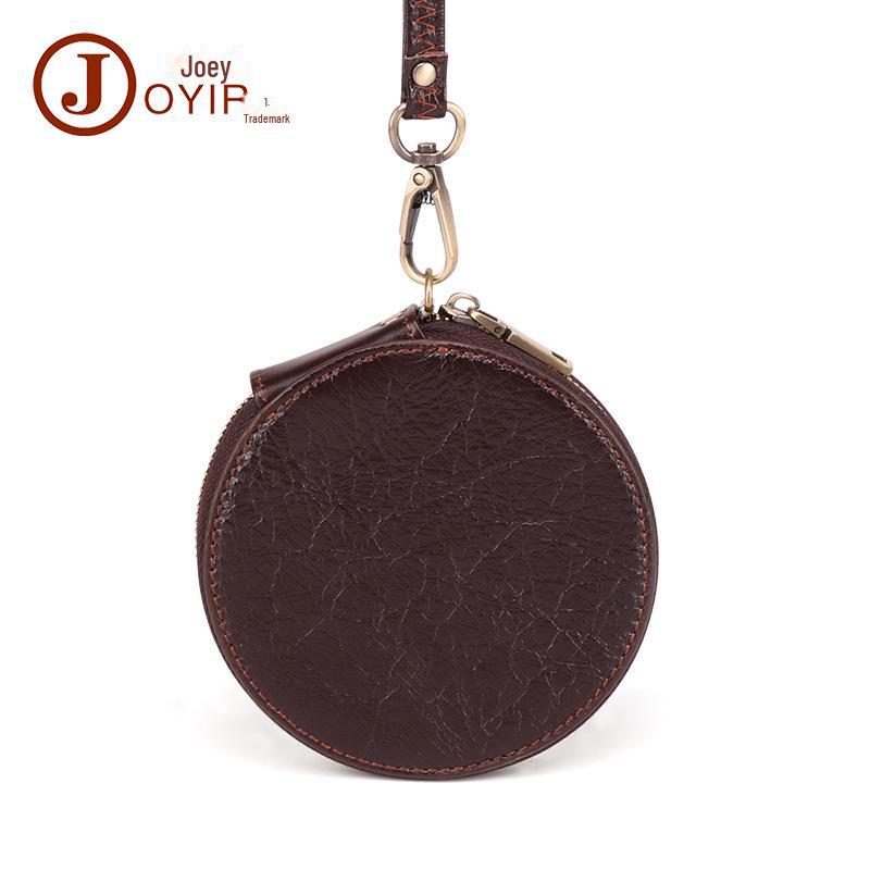 Vintage Echtleder Mehrfarbige Geldbörse und Schlüsseletui