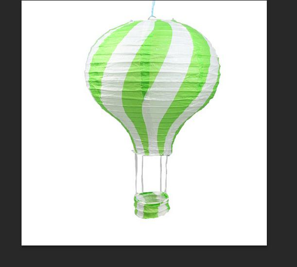 Children's Cartoon Hot Air Balloon Paper Lantern for Weddings and Kindergarten Decorations