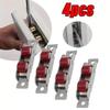 4 PCS Nylon Window Pulley Double Wheel Silent Nylon Pulley  Sliding Door Fittings