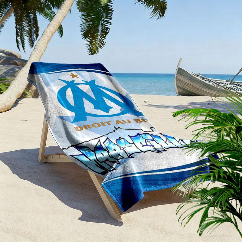l'OM Logo Print Beach Towel, Large Soft Quick Dry Towel for Beach Camping Swimming