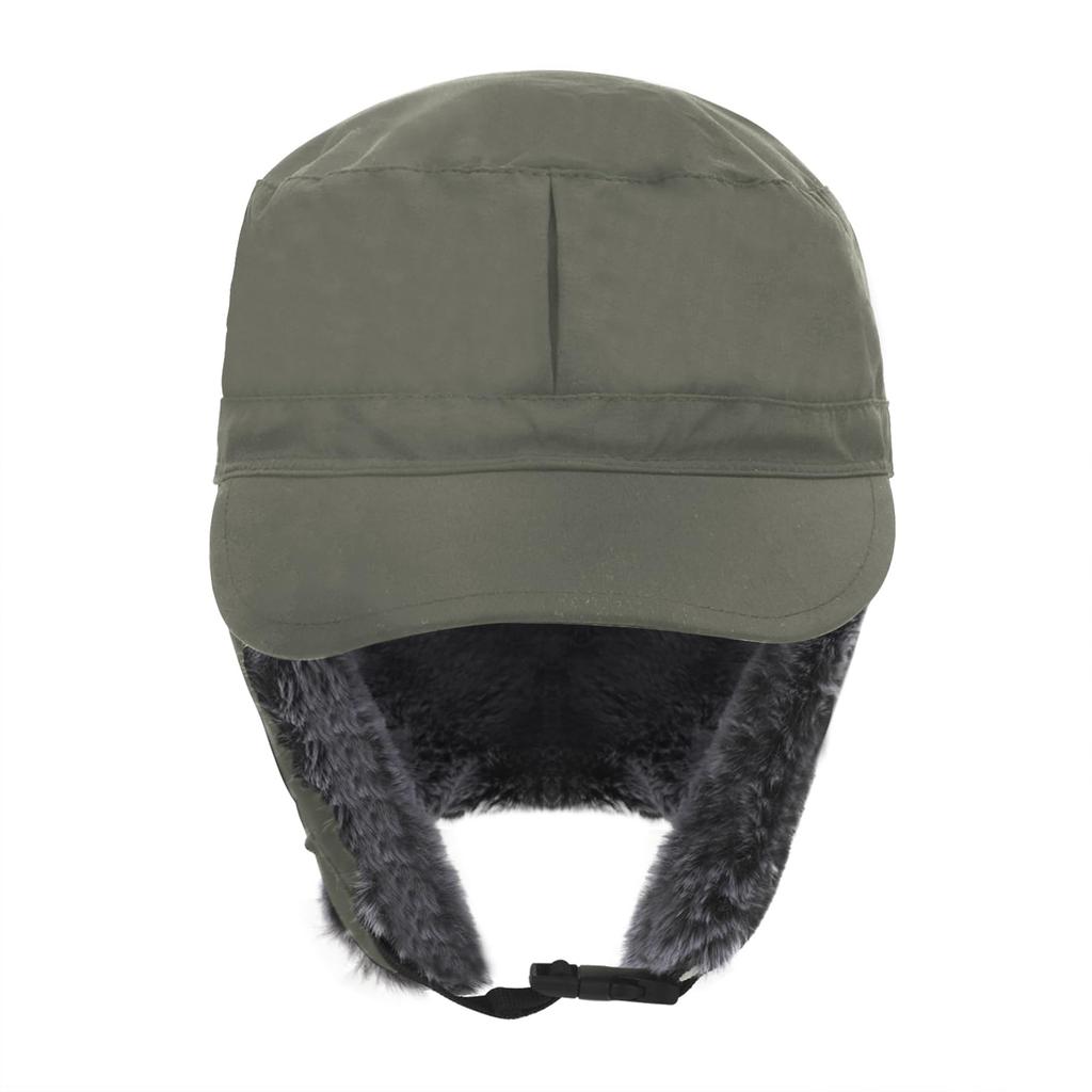 LYING Winter Work Cap with Ear Flaps for Men and Waterproof and Large Warm Perfect for Outdoor and Heavy Snow Available In 3 Colors Women, Windproof,