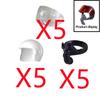 MOC Building Blocks Character Accessories Explosion-Proof Helmets Hats Gas Mask Knife Stands Mechanical Dog Drones DIY Toy Gift