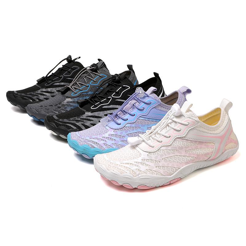 Outdoor Men's Creek Shoes Five-finger Wading Beach Shoes Barefoot Shoes Swimming Shoes Women's Wide-headed Shoes Surf Rafting Shoes