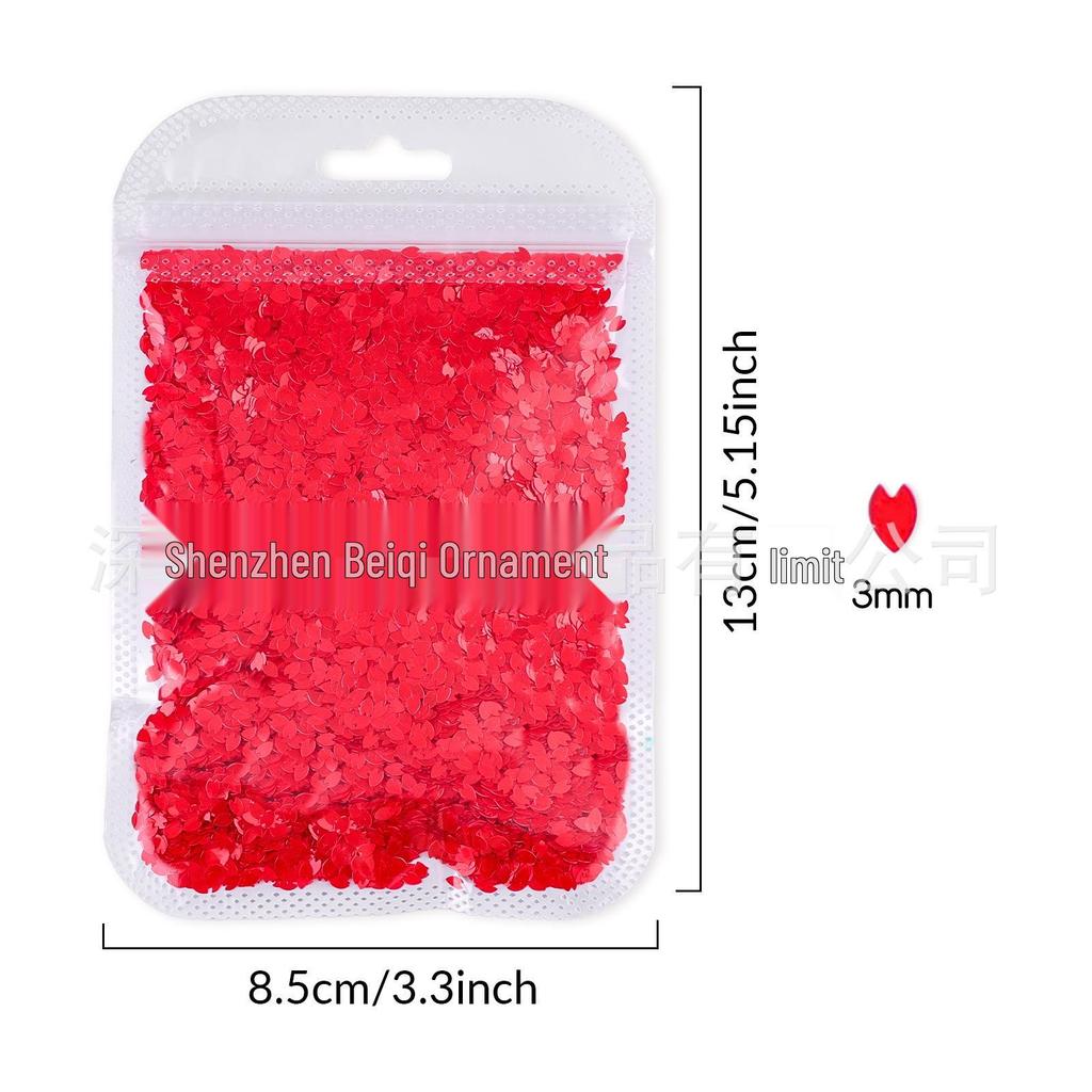 Iridescent Nail Art Glitter Petal Sequins Stickers for Handmade Decorations